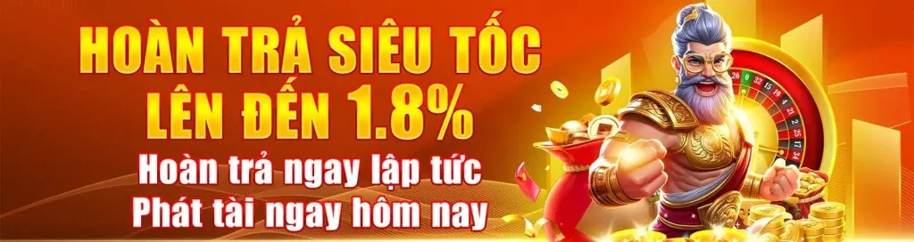 Banner khuyến mãi hoàn trả thể thao hàng tuần